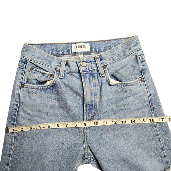 Agolde Cherie High Rise Straight Jean Size: 24 - Picture 3 of 6